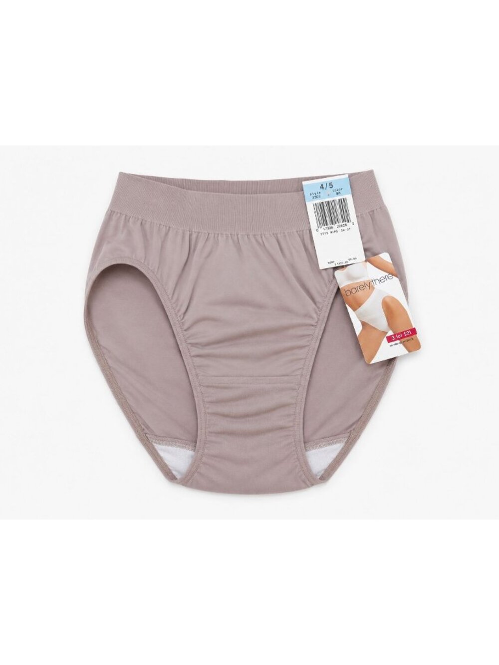 Barely There SMALL (4-5) Nude No Ride-up High-Cut Brief Panty NEW Vintage Y2K 00